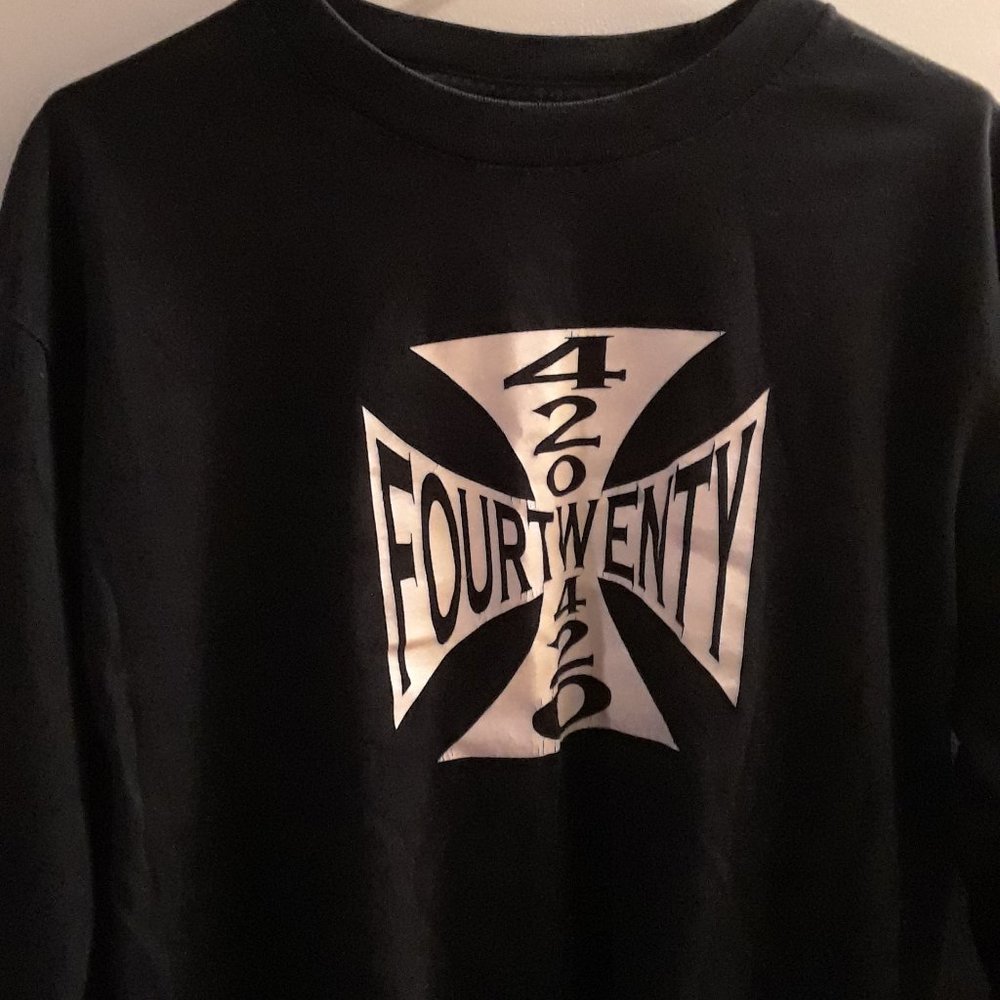 AAA 420 Long Sleeve T-Shirt (black) - Large